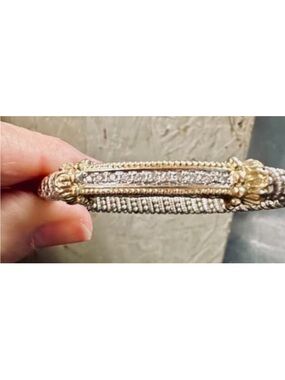 Vahan Gold and Sterling silver and diamond Bracelet
